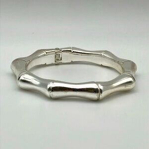 Banana Republic Silver Bamboo Style Bracelet